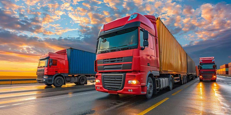 عکس زیبا از کامیون های ترانزیتی