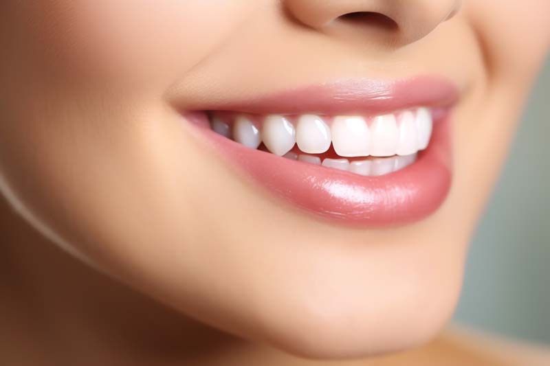 عکس با کیفیت دندان های صدفی و سفید