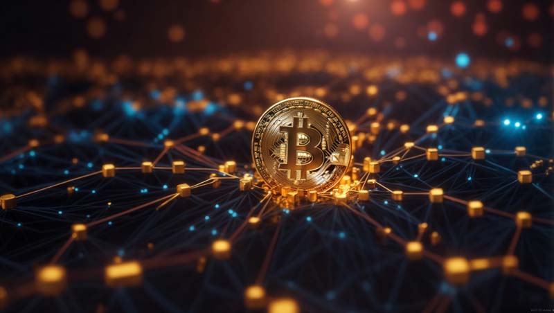 تصویر ارتباط بیت کوین با مدار