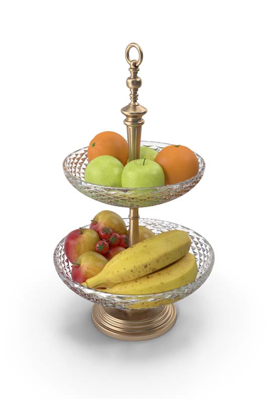 دانلود طرح ظرف میوه شیشه