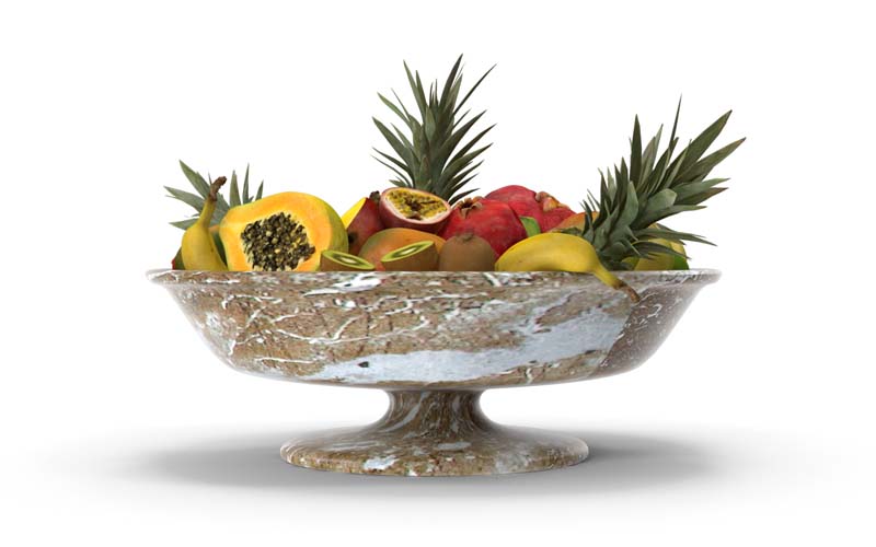 دانلود طرح ظرف میوه خوری سنگی