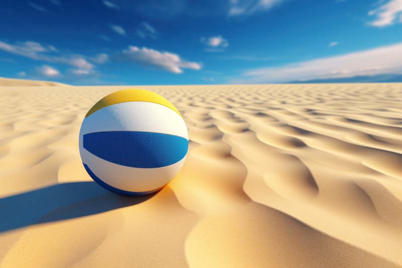 عکس توپ روی شن