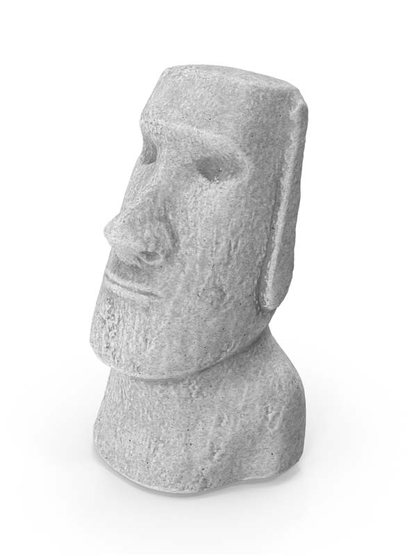 طرح گرافیکی مجسمه موآی