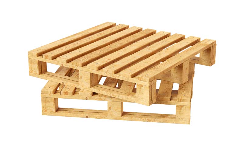 طرح گرافیکی از دو عدد پالت چوبی