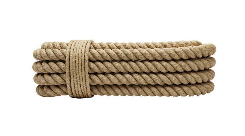 طرح گرافیکی از یک بسته طناب کنفی
