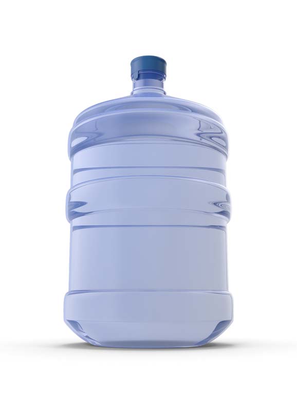 طرح گرافیکی از مخزن آب پر