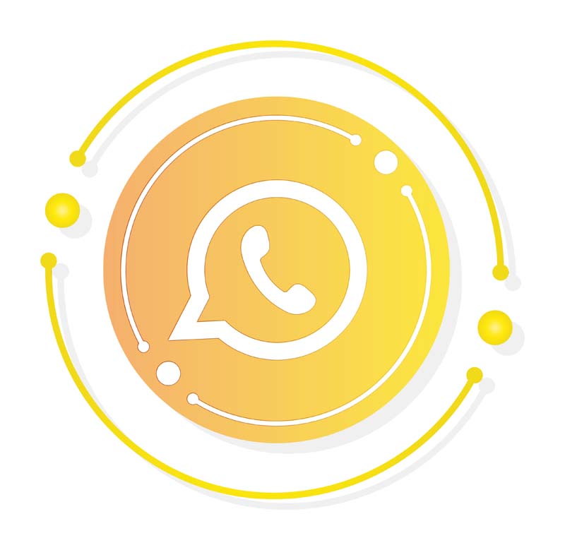 دانلود طرح آیکون پیامرسان واتساپ زرد