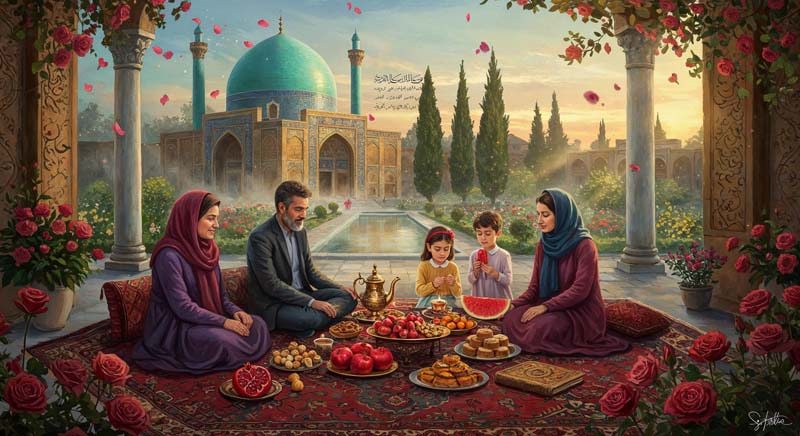 دانلود عکس لارج فرمت شب یلدا