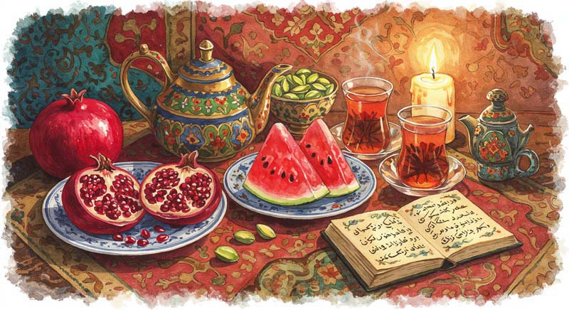 دانلود تصویر گرافیکی جشن یلدا