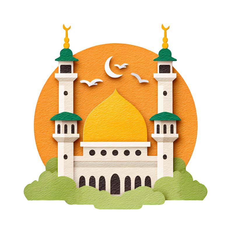 دانلود طرح زیبای گرافیکی مسجد زیبا