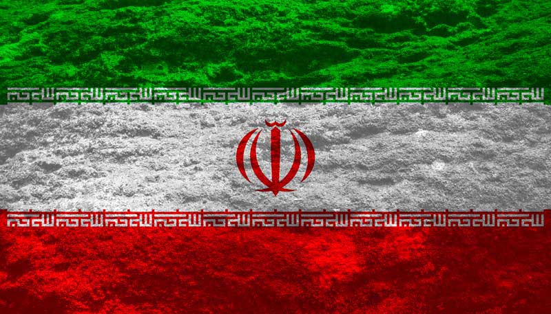 تصویر با کیفیت پرچم ایران با حالت مخملی