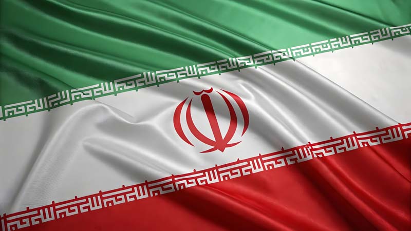 تصویر لارج فرمت پرچم ایران تاخورده 