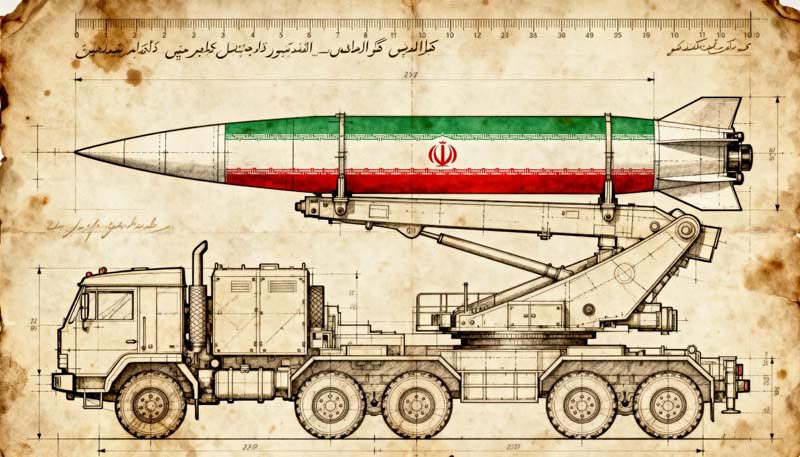 دانلود عکس طرح موشک هایپرسونیک با لانچر