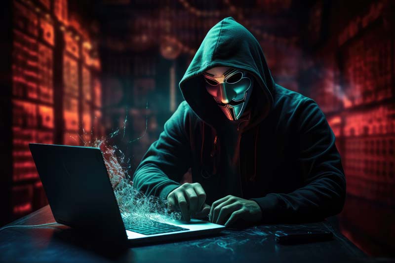 دانلود تصویر با کیفیت هکر جهانی با لپ تاپ