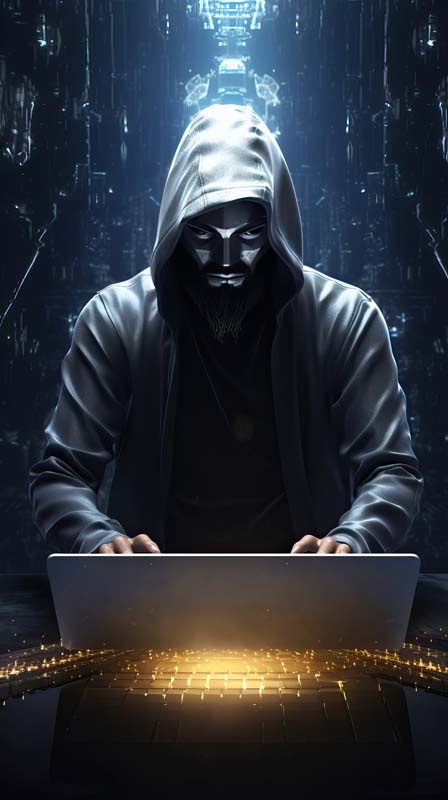 دانلود تصویر با کیفیت عمودی هکر جهانی ناشناس