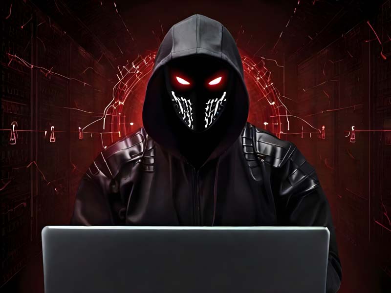 دانلود تصویر با کیفیت هکر حرفه ای چشم قرمز