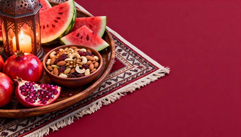 دانلود عکس آجیل و میوه شب یلدا
