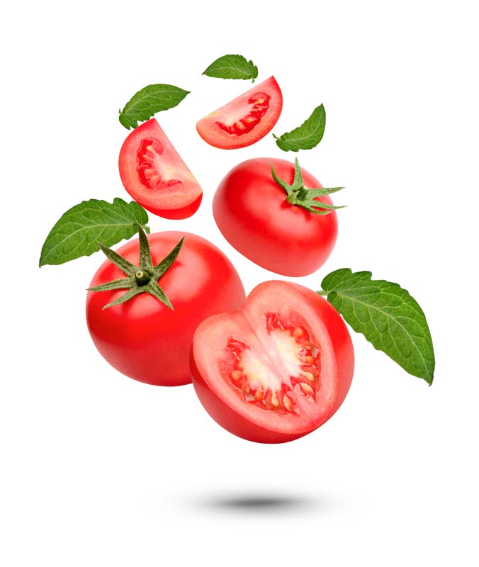 دانلود طرح لایه باز گوجه فرنگی برش خورده