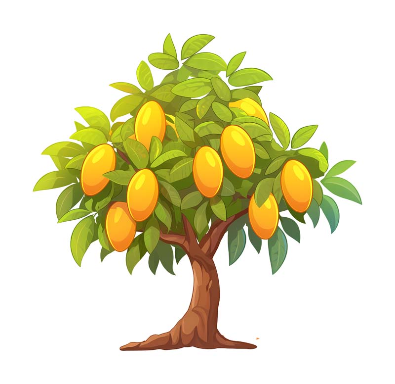 دانلود طرح درخت انبه
