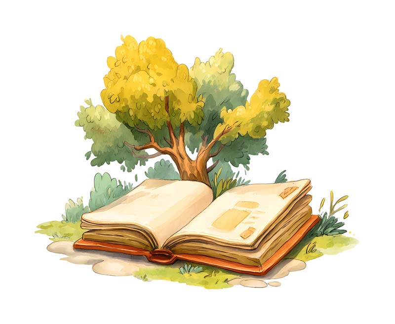 دانلود طرح کتاب و درخت