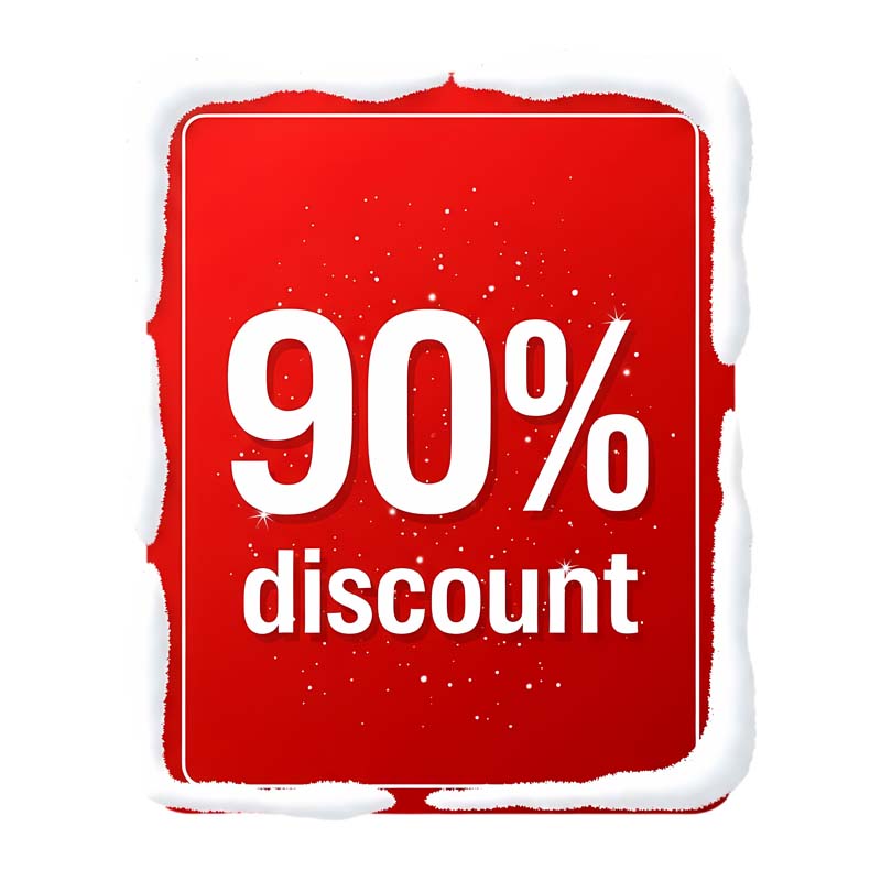 دانلود طرح اتیکت تخفیف زمستانه 90 درصد