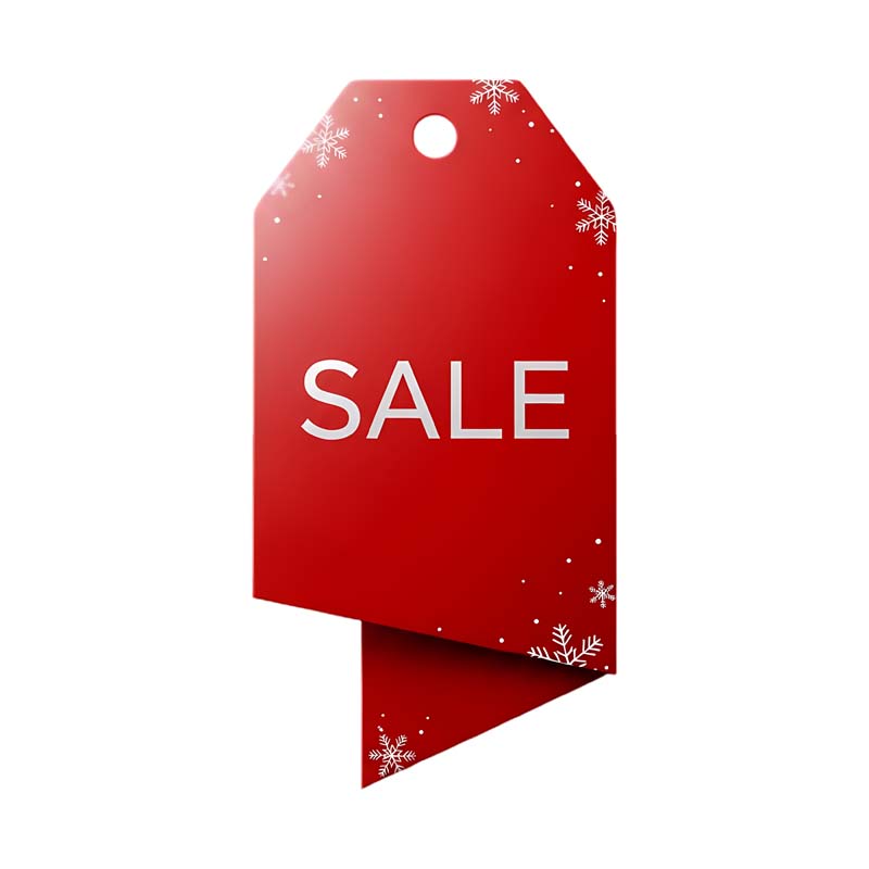 دانلود طرح اتیکت SALE قرمز