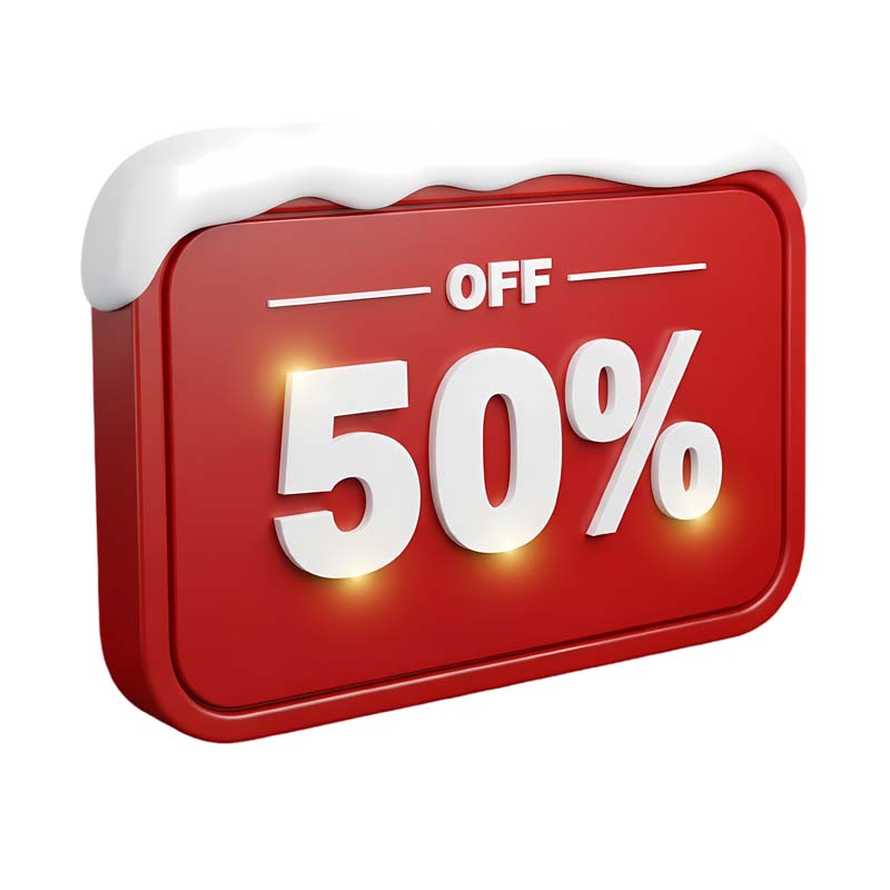 دانلود طرح اتیکت تخفیف زمستانه 50 درصد 
