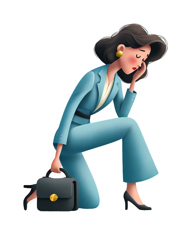 دانلود طرح خانم ناراحت کارتونی
