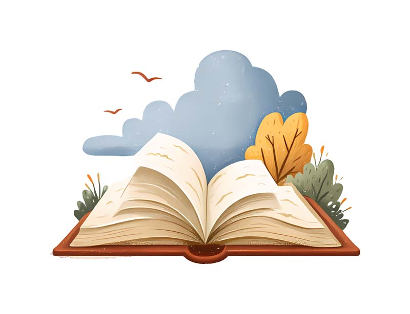 دانلود طرح کتاب و ابر