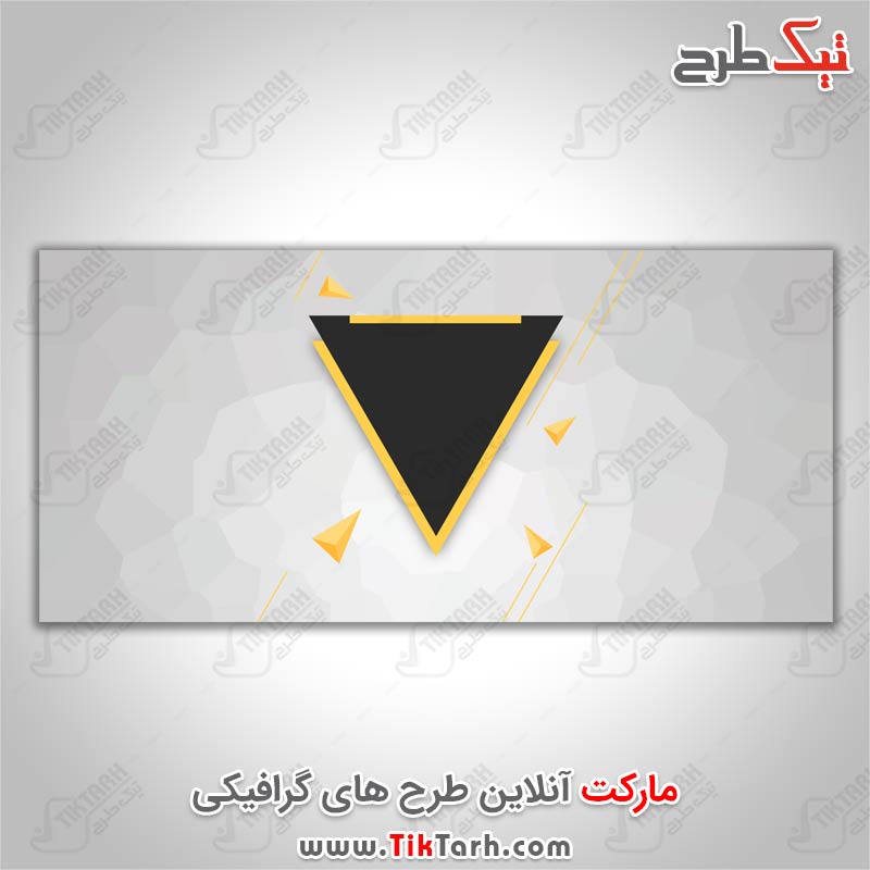 پس زمینه لایه باز خاکستری با طرح مثلث