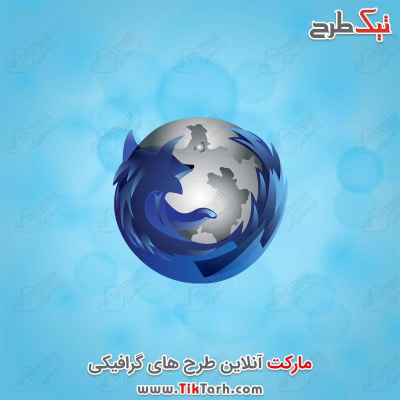 دانلود آیکون فایر فاکس آبی
