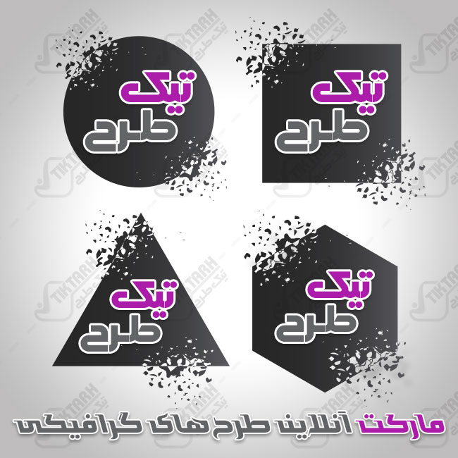 طرح لایه باز مشکی