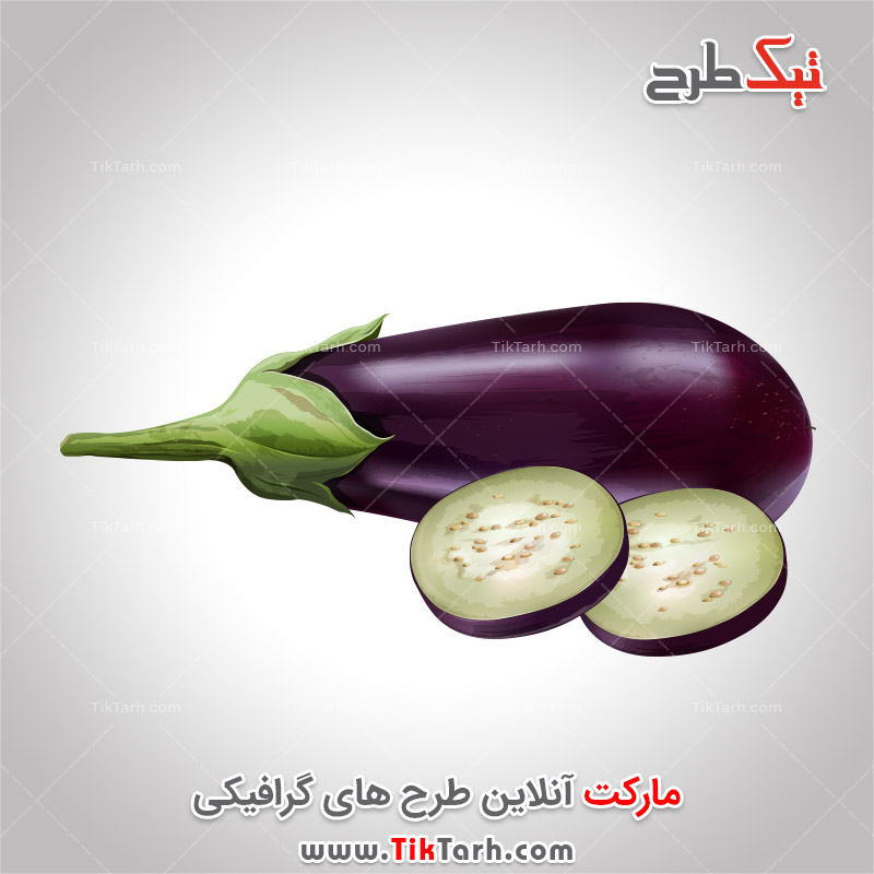 طرح لایه باز بادمجان