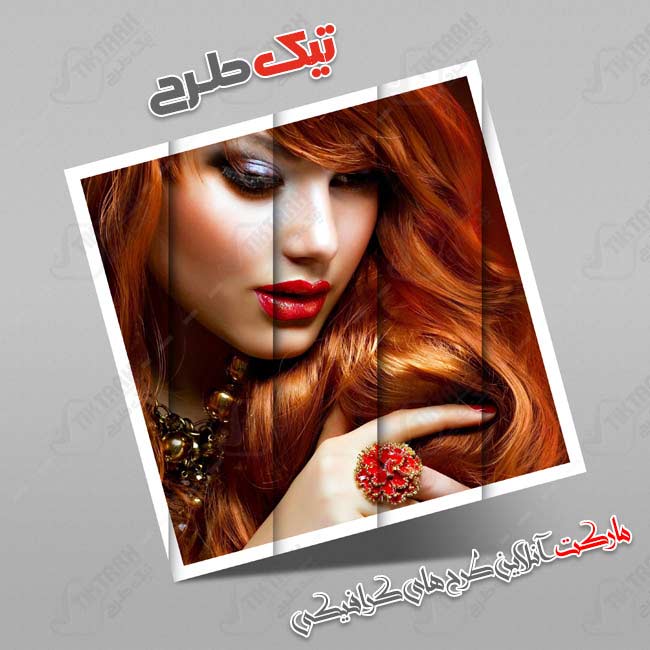دانلود موکاپ قاب عکس با طرح مربع