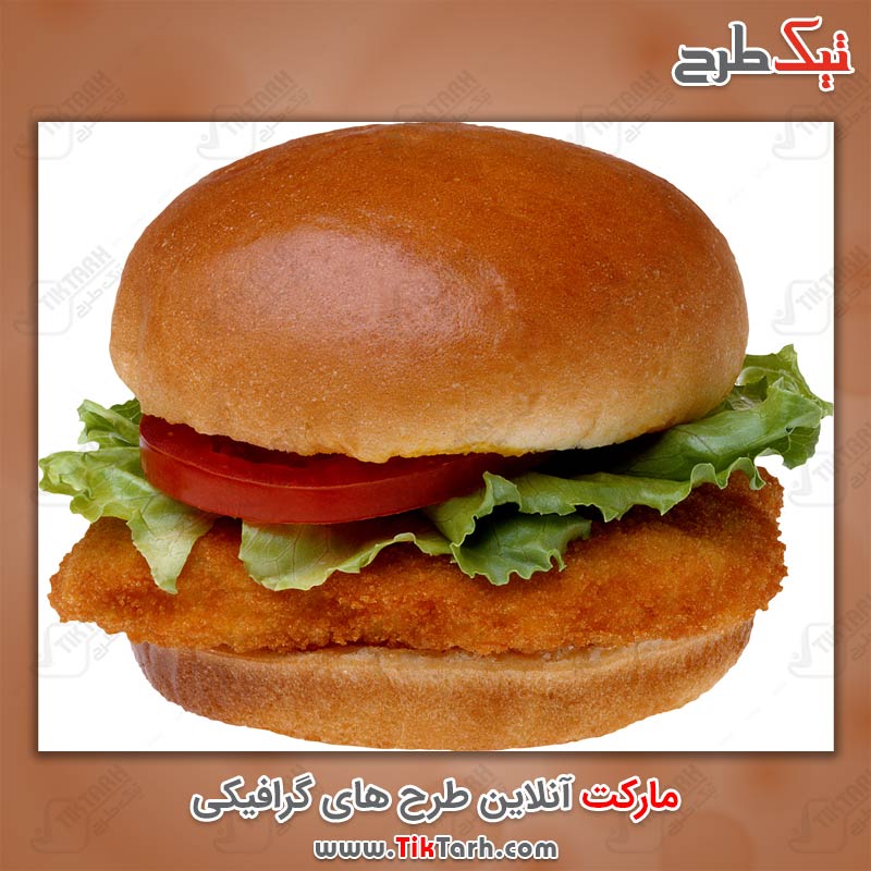 دانلود عکس با کیفیت ساندویچ کتلت