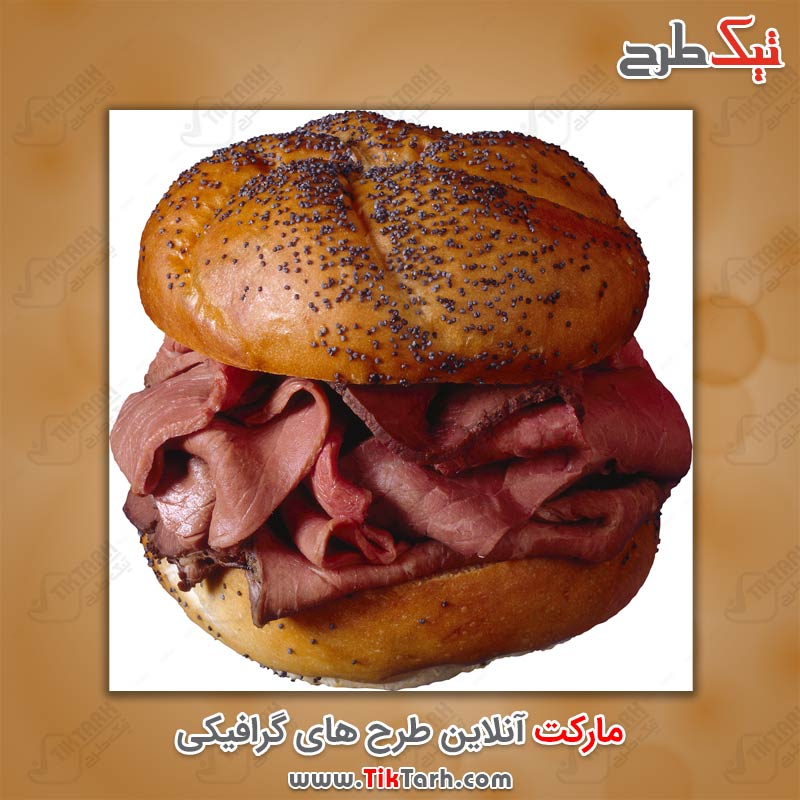 دانلود عکس با کیفیت ساندویچ کالباس ویژه
