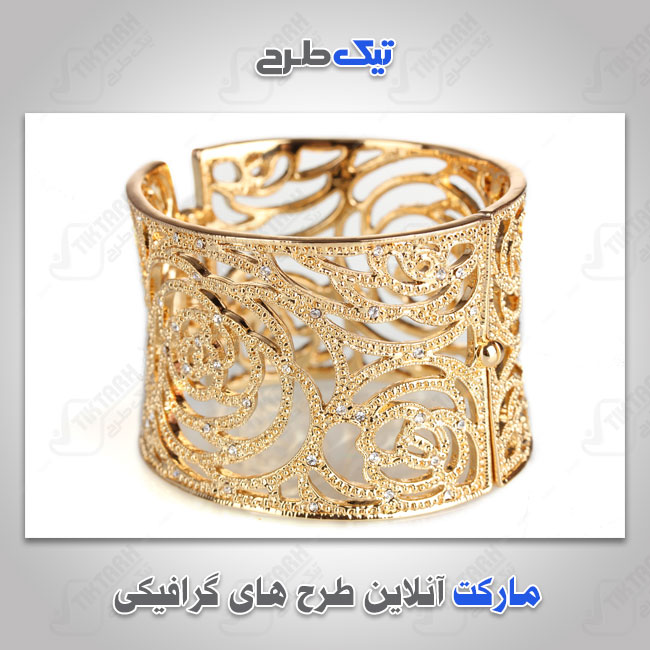 عکس لارج فرمت النگوی طلا
