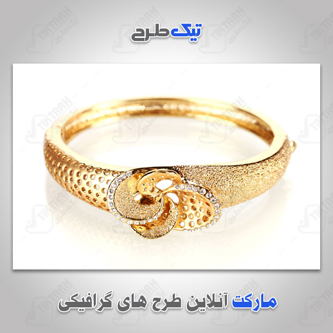 عکس لارج فرمت دستبند طلا