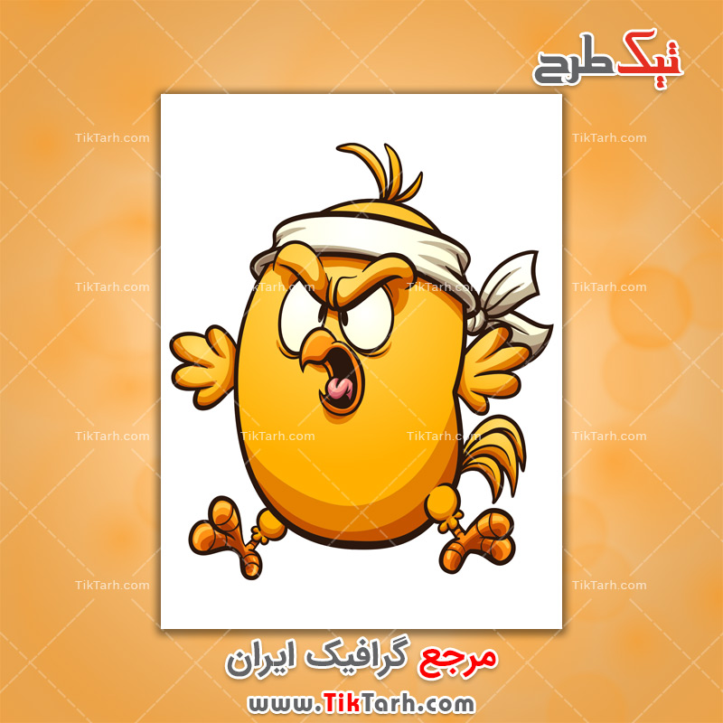 دانلود طرح لایه باز جوجه کارتونی