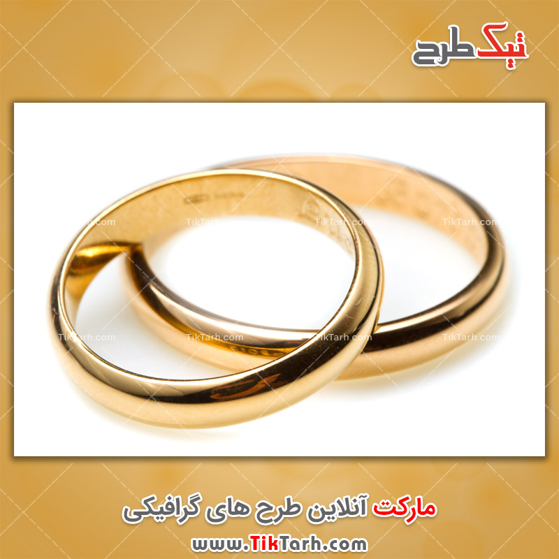 دانلود عکس با کیفیت ست حلقه طلا