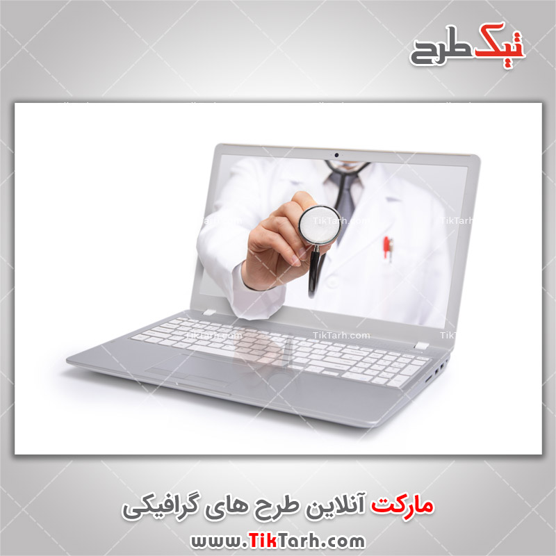 دانلود عکس گرافیکی با کیفیت پزشک مجازی