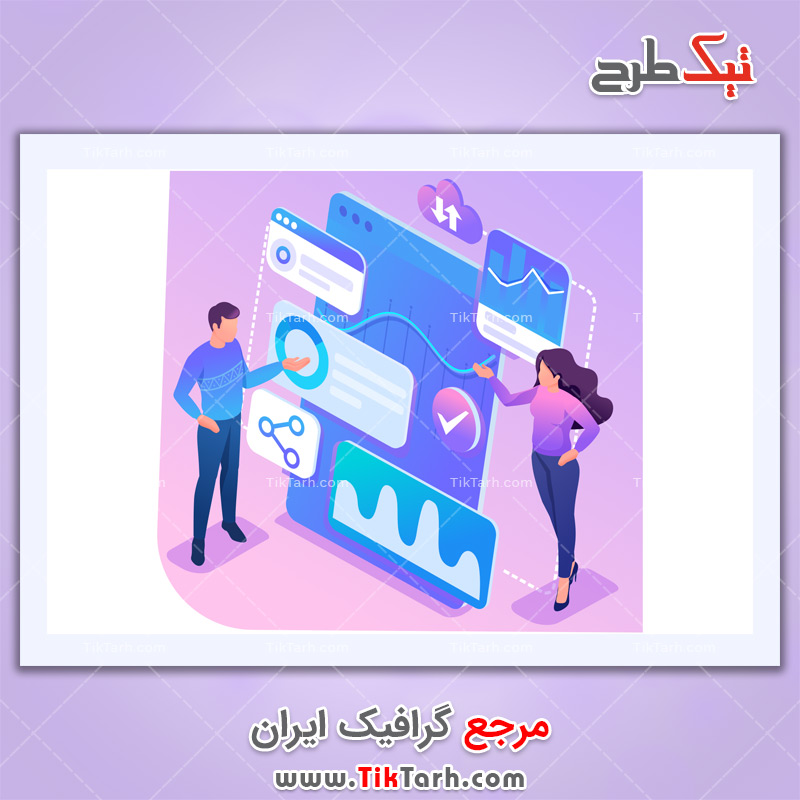 دانلود وکتور مفهومی تحلیل آمار