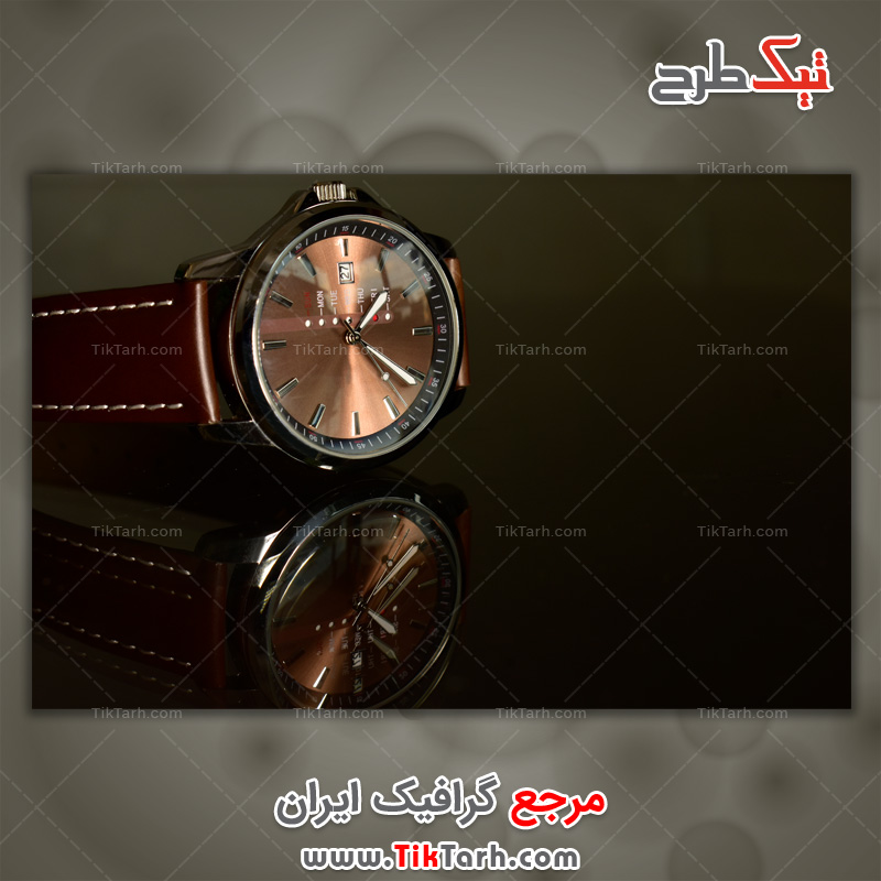عکس با کیفیت ساعت مچی مردانه