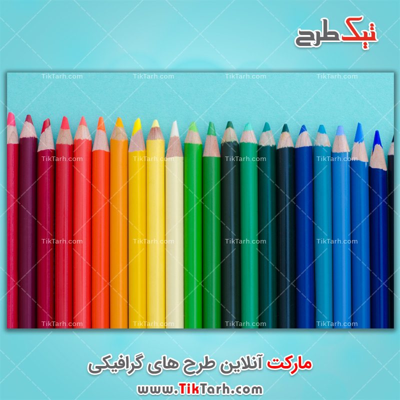 دانلود عکس مداد رنگی