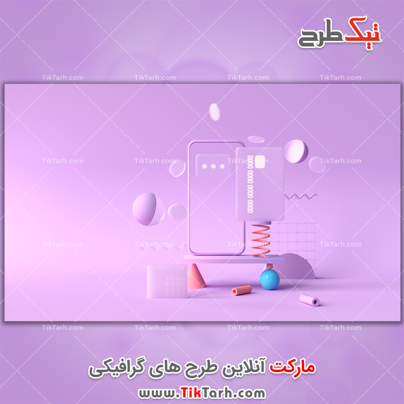 دانلود عکس باکیفیت پس زمینه اشیا شناور هندسی