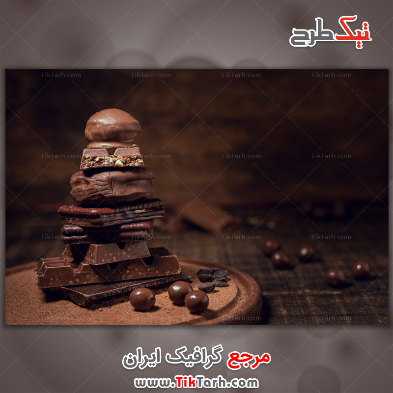 عکس لارج فرمت بیسکویت شکلاتی