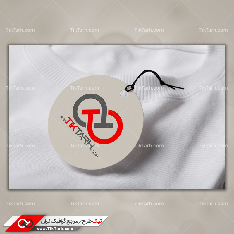 طرح لایه باز موکاپ لوگو روی مارک دایره ای