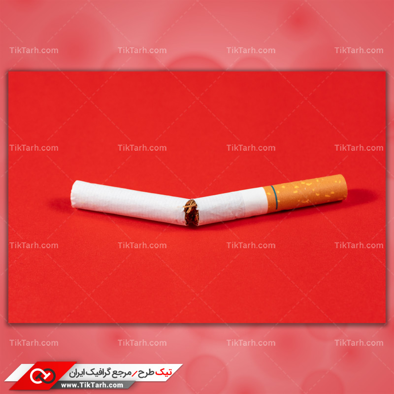 دانلود تصویر با کیفیت سیگار با پس زمینه قرمز