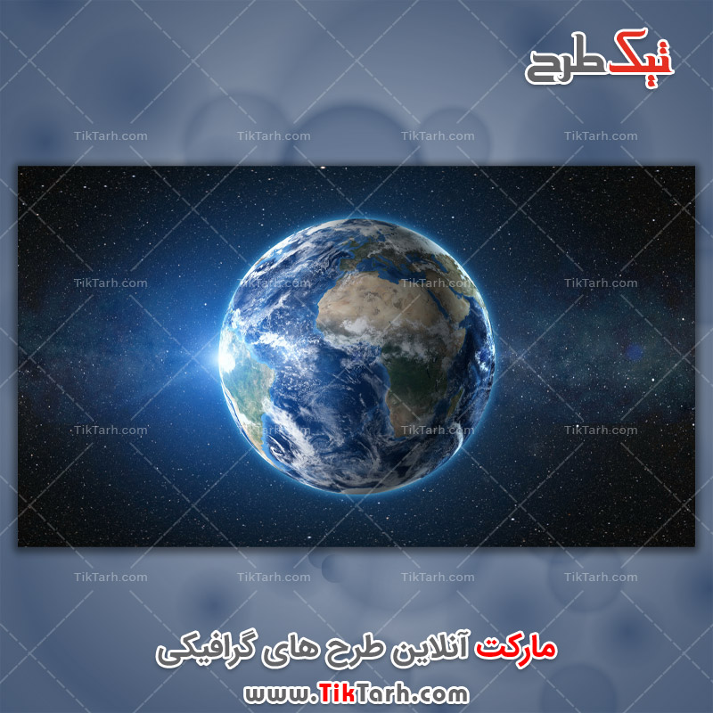 دانلود تصویر لارج فرمت کره زمین از دور