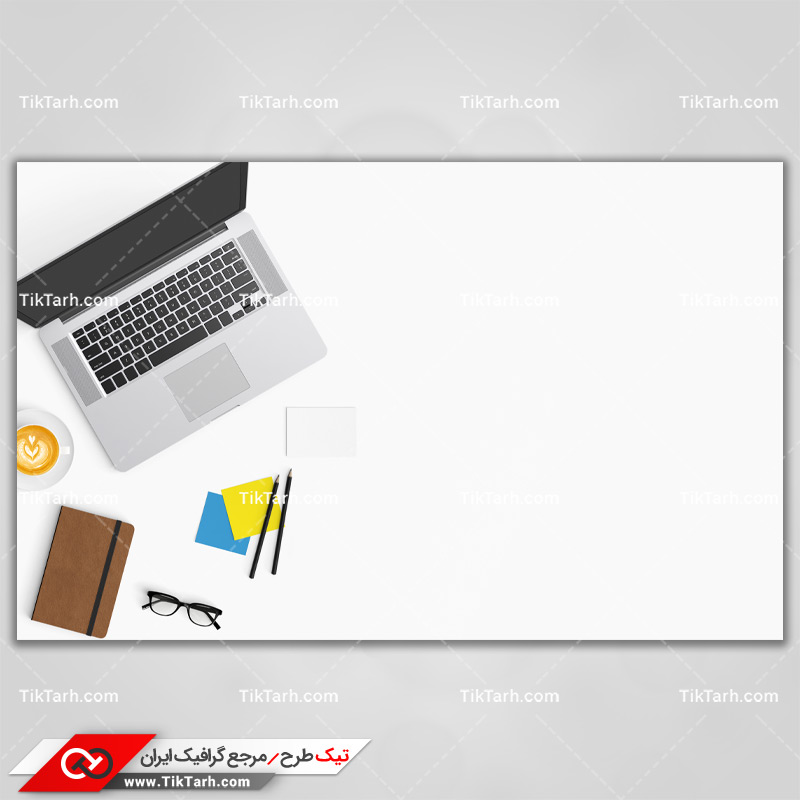 دانلود تصویر گرافیکی لپ تاپ و وسایل طراحی